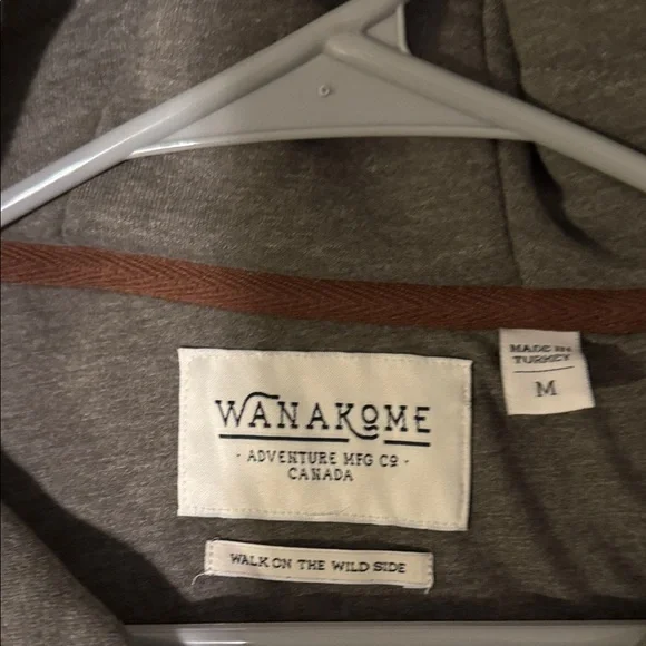 Wanakome grey womens full zip. size Medium. - Picture 2 of 9